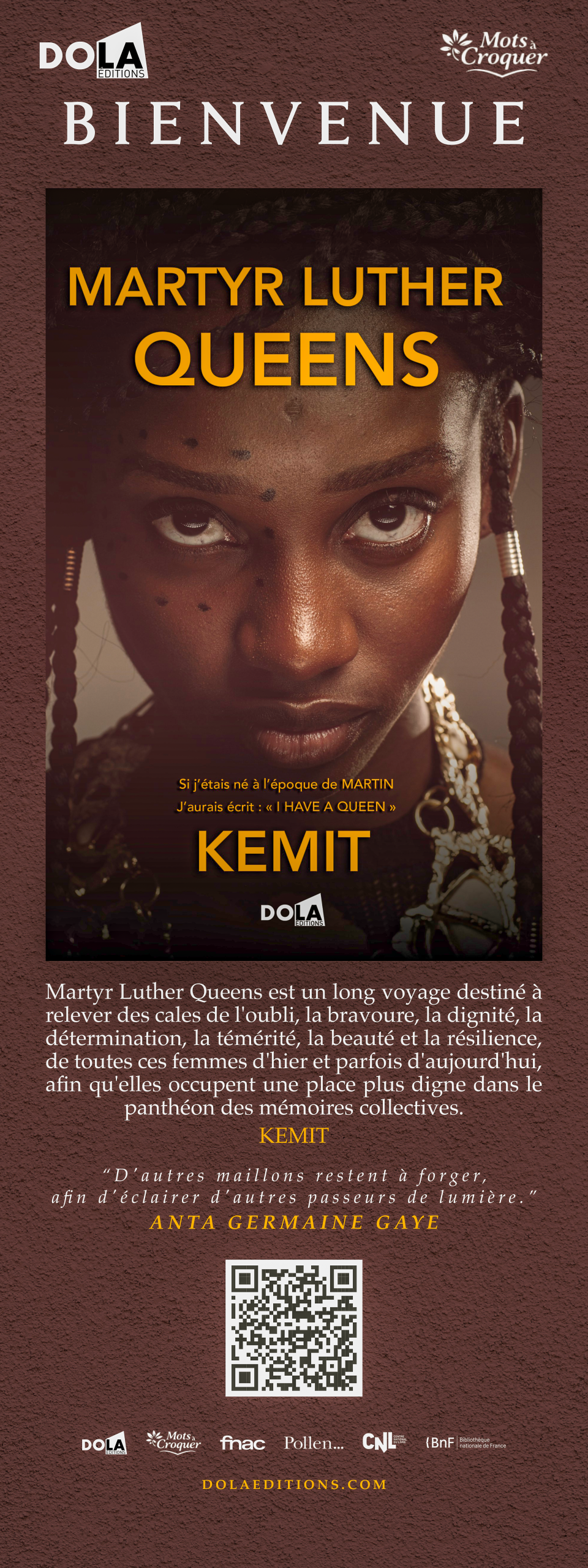 kakemono MARTYR LUTHER QUEENS Communication Événementielle