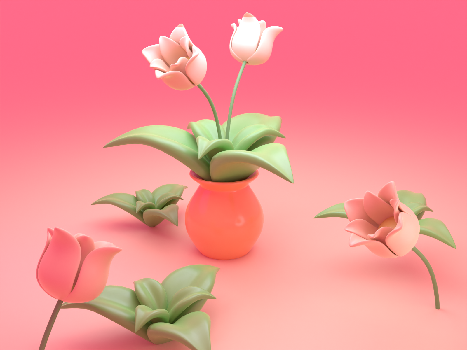 Flowers Modélisation & Rendu 3D