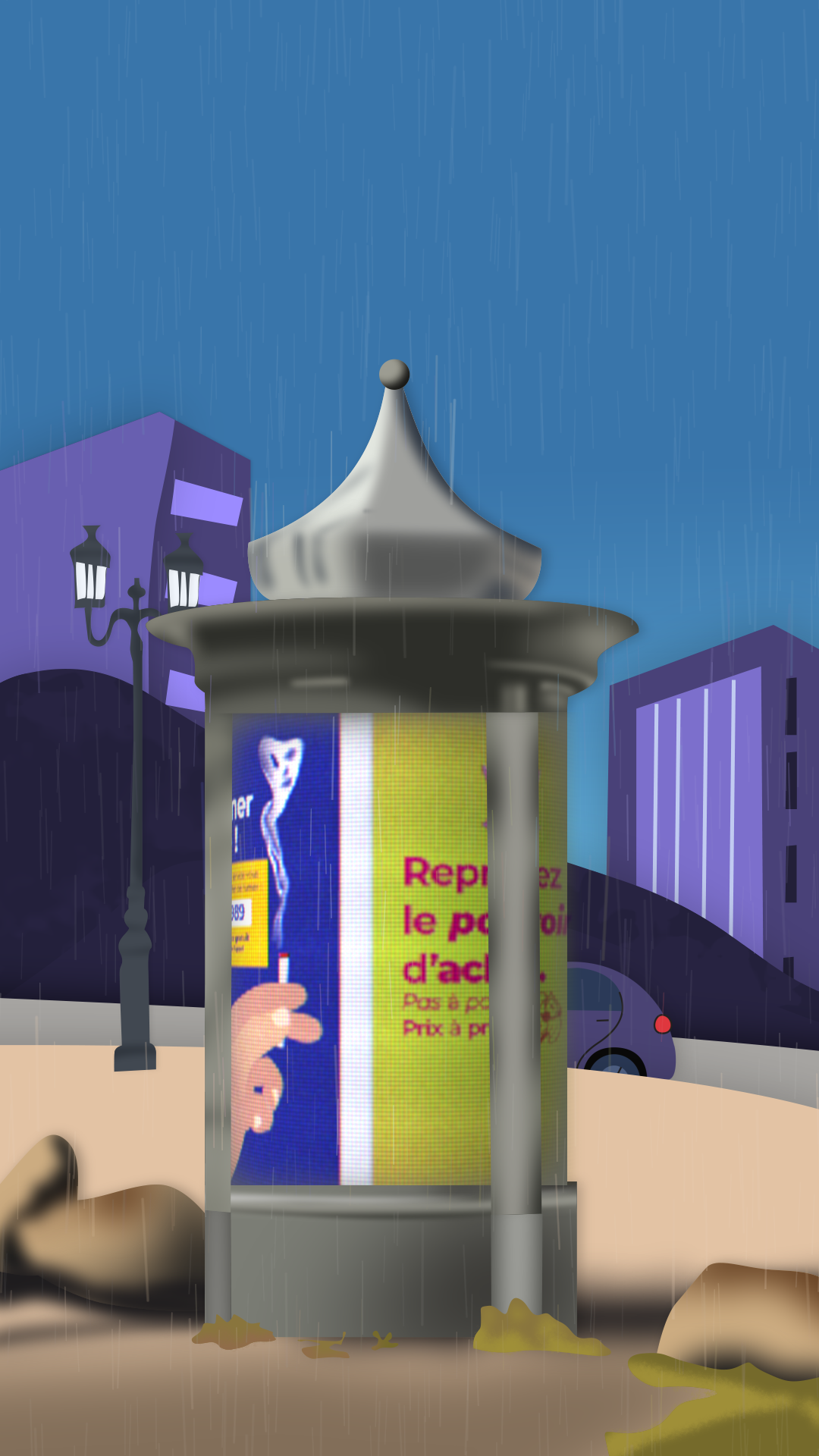 colonne morris after effects illustration
